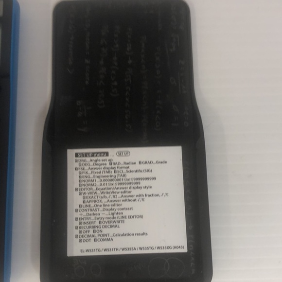 Sharp Write View EL-W535XG calculator. Excellent condition. Fast Shipper - Picture 3 of 9